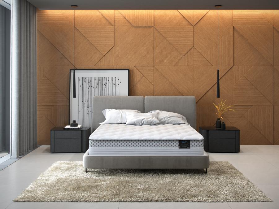 O-Zone 1000 Pocket Sprung Mattress, in a bedroom