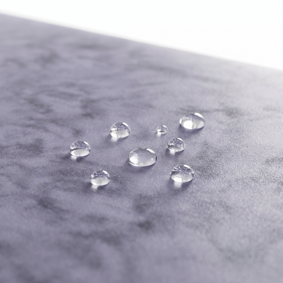 DryComfort 15 mattress, water beading on the waterproof cover