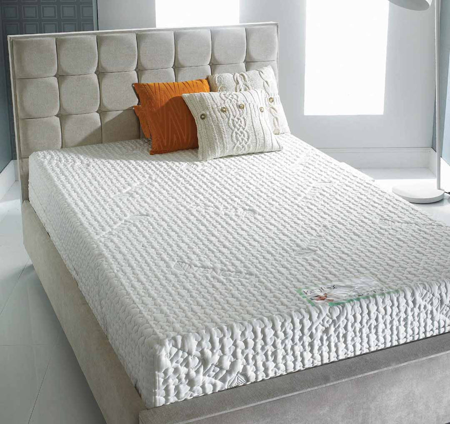 Capri Pocket Sprung Memory Mattress, on a divan in a bedroom