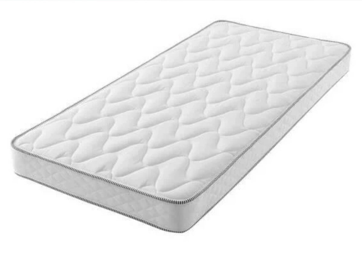 Kids Shallow Pocket Bunk Mattress, on a white background