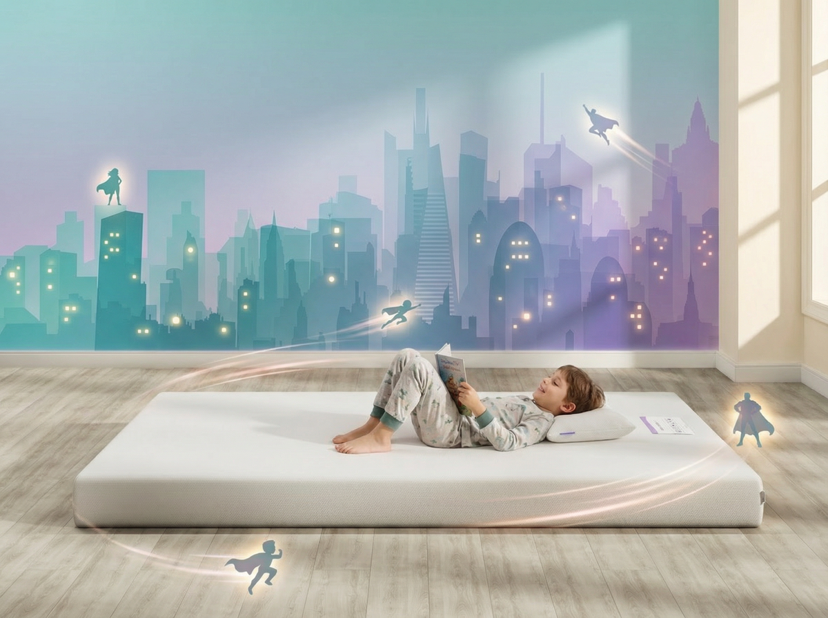 MemoryDream 15 mattress, in a child's bedroom