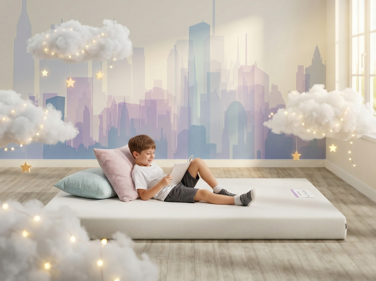 MemoryDream 15 mattress, in a child's bedroom