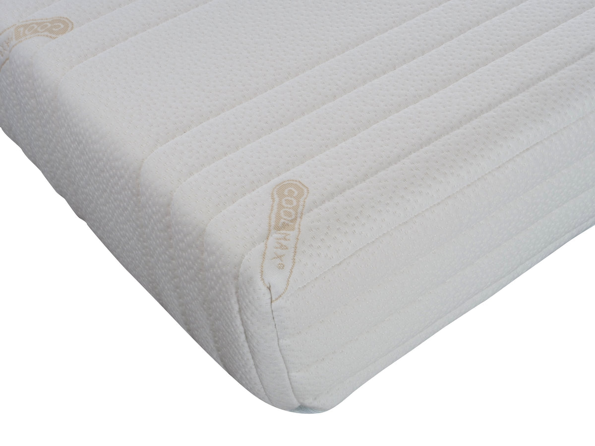 Coolmax Memory Foam Mattress, corner and quilted border