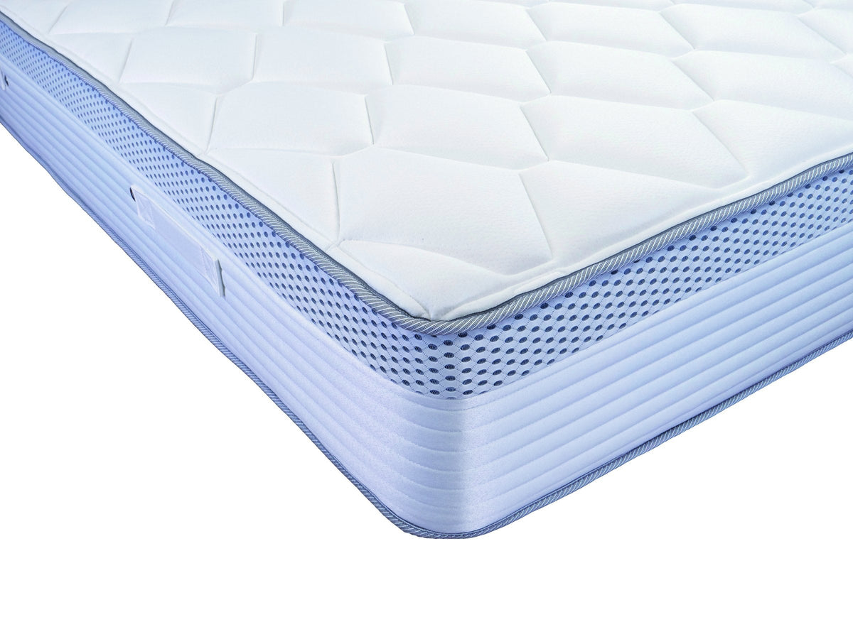 O-Zone 2000 Pocket Sprung Mattress, corner and mesh border