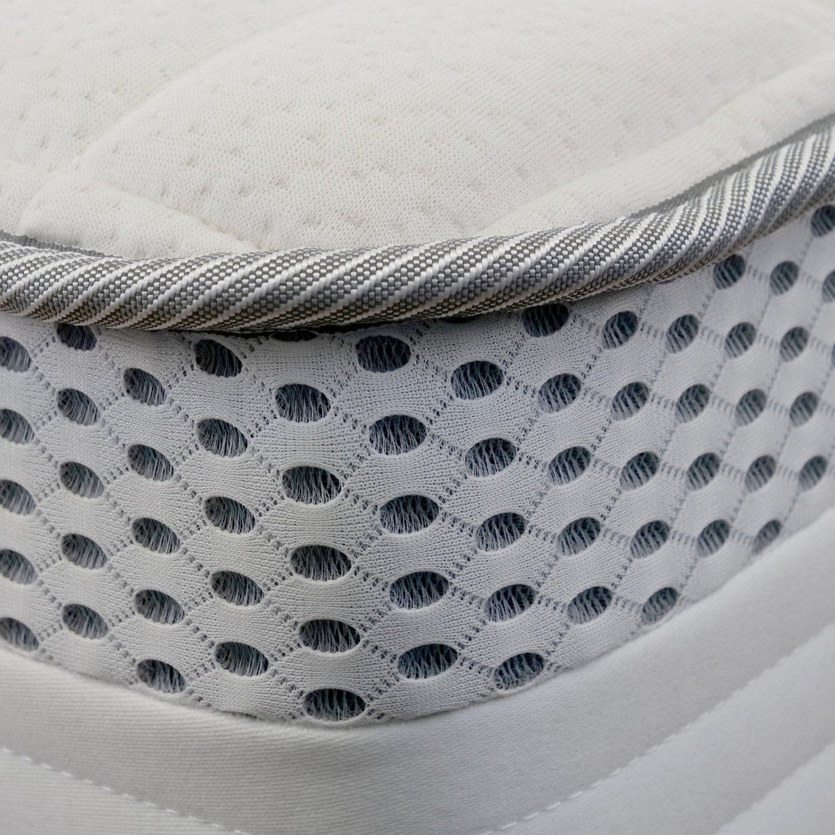 Sarabi Pocket Sprung Mattress, mesh border close-up