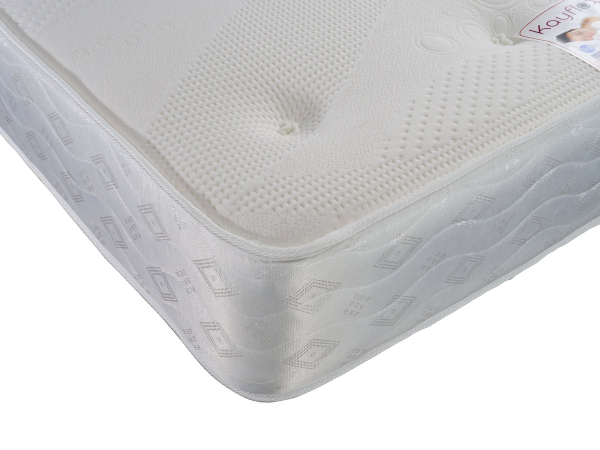 Windsor Open Coil Mattress, corner and quilting
